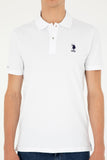 USPA Polo Shirt Men White VR013 USPOM259 USPA LOGO US POLO ASSN.