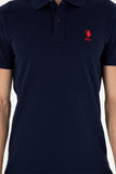 USPA Polo Shirt Men Navy VR033 USPOM261 USPA LOGO US POLO ASSN.