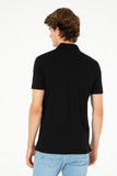 USPA Polo Shirt Men Black VR046 USPOM260 USPA LOGO US POLO ASSN.