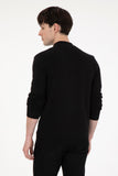 USPA Men Cardigan Zipper Black VR046 USPCN078 US POLO ASSN.