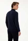 USPA Men Cardigan Zipper Navy VR033 USPCN087 US POLO ASSN.