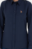 USPA Shirt Women Navy VR033 USSHW040 Slim US Polo Assn.