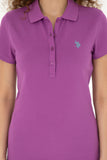 USPA Polo Shirt Women Purple VR038 USPOW067 SCL US Polo Assn.