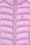 USPA Girl Vest Quilted Lilac VR034 USPJK174 US POLO ASSN.