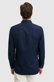 USPA Men Shirt Gox S F/S Navy VR033 USPSH386 US Polo Assn.