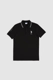 USPA Men Polo Shirt BP#3 USPA Black VR046 USPOM351 US Polo Assn.