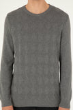 USPA M Jumper R/Neck Boxes Grey Mélange VR086 USPJR356 US POLO ASSN.