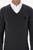 USPA Men Jumper V/NeckAnthracite VR081 USPJR408 US POLO ASSN.