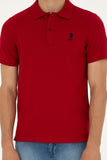 USPA Polo Shirt Men Bordeaux VR014 USPOM263 USPA LOGO US POLO ASSN.