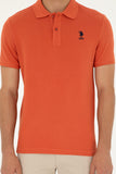 USPA Polo Shirt Men Powder VR042 USPOM257 USPA LOGO US POLO ASSN.