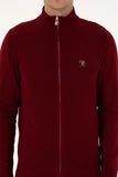 USPA Men Cardigan Zipper Bordeaux VR014 USPCN081 US POLO ASSN.