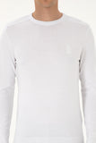 USPA Men Jumper Round/Neck White VR013 USPJR407 US POLO ASSN.