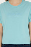 USPA Women T-Shirt Round Neck Sleeveless Mint VR090 USTSW036