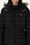 USPA Women Over Coat F/S Black VR046 USPJK170 US POLO ASSN.