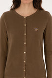 USPA Women Cardigan Buttons Khadi VR027 USPCN085 US POLO ASSN.