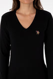 USPA Women Jumper V/N USPA MC Black VR046 USPJR412 US POLO ASSN.
