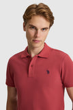 USPA Men Polo Shirt SCH Cherry VR0223 USPOM336 US Polo Assn.