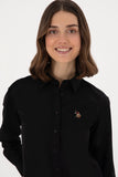 USPA Polo Shirt Women Woxcolor Black VR046 USSHW051 US Polo Assn.