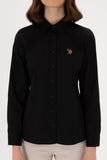 USPA Polo Shirt Women Woxcolor Black VR046 USSHW051 US Polo Assn.