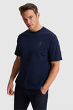 USPA Men Polo T-Shirt USPA Navy VR033 USTSM077 US Polo Assn.