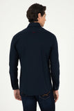 USPA Men Shirt  Cedro S F/S Dark Blue VR032 USPSH370 US Polo Assn.