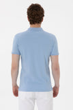 USPA Polo Shirt Men Light Blue VR003 USPOM295 USPA LOGO US POLO ASSN.