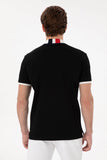 USPA Men Polo Black VR046 USPOM313 Regular Multi Color Horse U.S. Polo Assn.