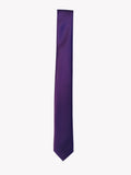 Simoni Tie Plain Dark Purple SITIE006