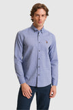USPA Men Shirt Nova S F/S Navy VR033 USPSH384 US Polo Assn.