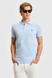 USPA Men Polo Shirt SCH Light Blue VR003 USPOM337 US Polo Assn.