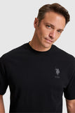 USPA Men Polo T-Shirt USPA Black VR046 USTSM076 US Polo Assn.