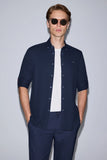 USPA Men Shirt Ansa R F/S Navy VR033 USPSH383 US Polo Assn.