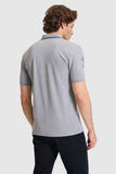 USPA Men Polo Shirt BP#3 USPA Grey Melange VR086 USPOM355 US Polo Assn.
