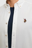 USPA Men Shirt Cerdo R F/S White VR013 USPSH381 US Polo Assn.
