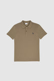USPA Men Polo Shirt SCH Khaki VR027 USPOM341 US Polo Assn.
