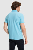USPA Men Polo Shirt SCH Aqua VR007 USPOM338 US Polo Assn.