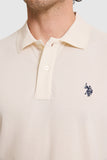 USPA Men Polo Shirt SCH Pearl VR256 USPOM343 US Polo Assn.