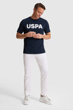USPA Men Polo T-Shirt USPA Navy VR033 USTSM078 US Polo Assn.