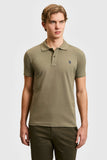 USPA Men Polo Shirt SCH Khaki VR027 USPOM341 US Polo Assn.