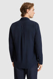 USPA Men Shirt Ansa R F/S Navy VR033 USPSH383 US Polo Assn.