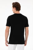 USPA Men T-Shirt USPA Big Logo Black VR046 USTSM069 US POLO ASSN.