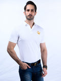 Nabeel & Aqeel Spartan Signature Polo Shirt White NASP0017