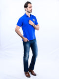 Nabeel & Aqeel Spartan Signature Polo Shirt Royal Blue NASP0013