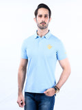 Nabeel & Aqeel Spartan Signature Polo Shirt Light Blue NASP0016