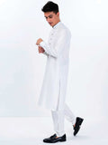 Nabeel & Aqeel Kurta Pajama Slim White Super Soft 80 NKPS0032