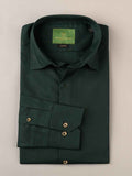 Nabeel & Aqeel Shirt Hidden Button Down Collar R-06 Slim Fit Bottel Green NSHH6S02