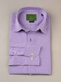 Nabeel & Aqeel Shirt Hidden Button Down Collar R-06 Custom Fit Purple Check NSHH6C05