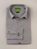 Nabeel & Aqeel Shirt Hidden Button Down Collar R-06 Regular Fit Black White Gingham Check NSHH6112