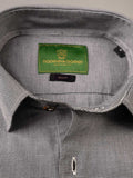 Nabeel & Aqeel Shirt Hidden Button Down Collar R-06 Regular Fit Black White Gingham Check NSHH6112