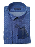 Trussardi Blue Printed Shirt